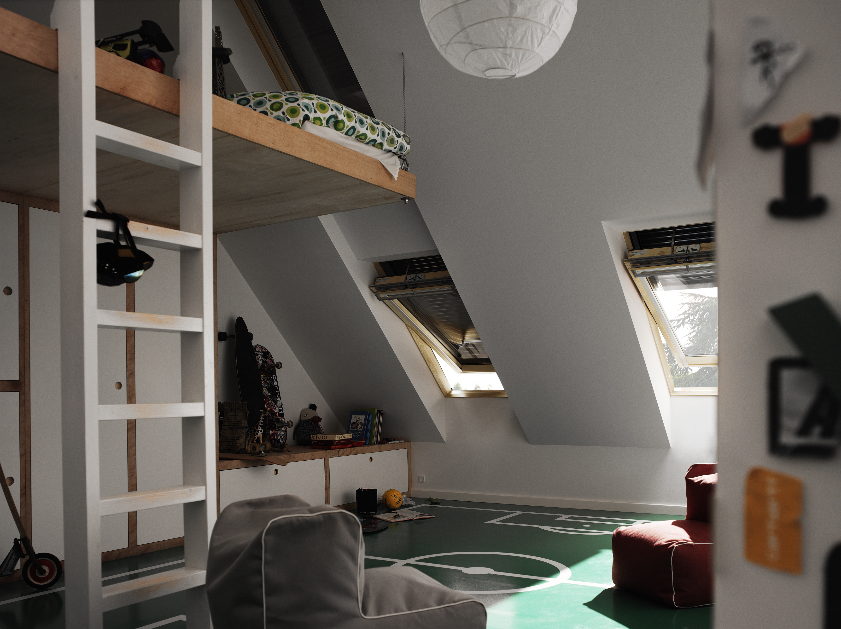 Idee Deco Velux Chambre D Ado Blanc Fenetre De Toit Conseils